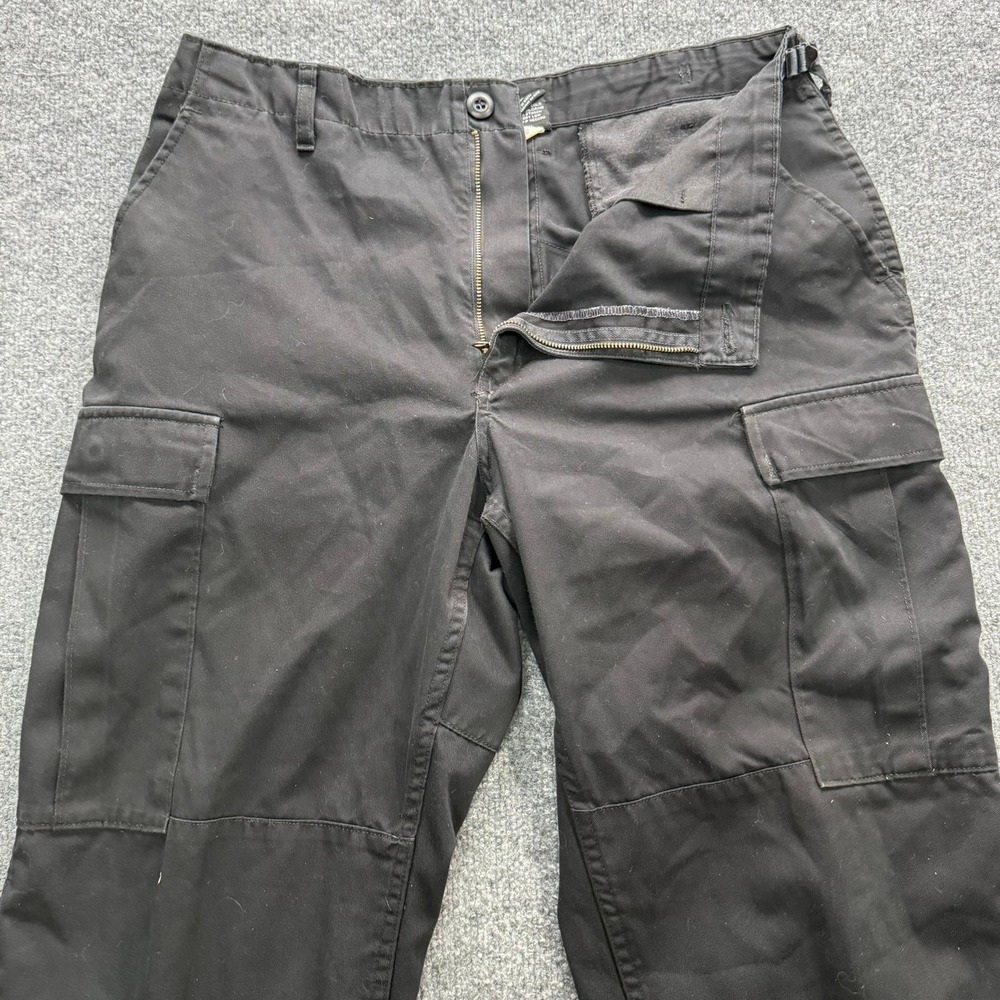 Genuine‎ Gear Cargo Pants Men's M Regular Black Utility Workwear Pockets Casual